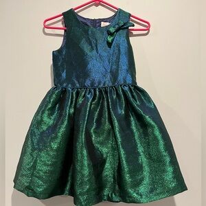 Wonder Nation Sparkling Blue and Green Dress